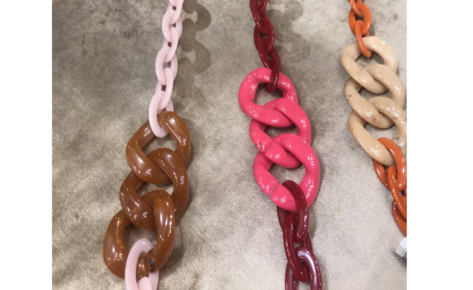 cadena porta gafas en acetato diferentes colores de Caroline Abram