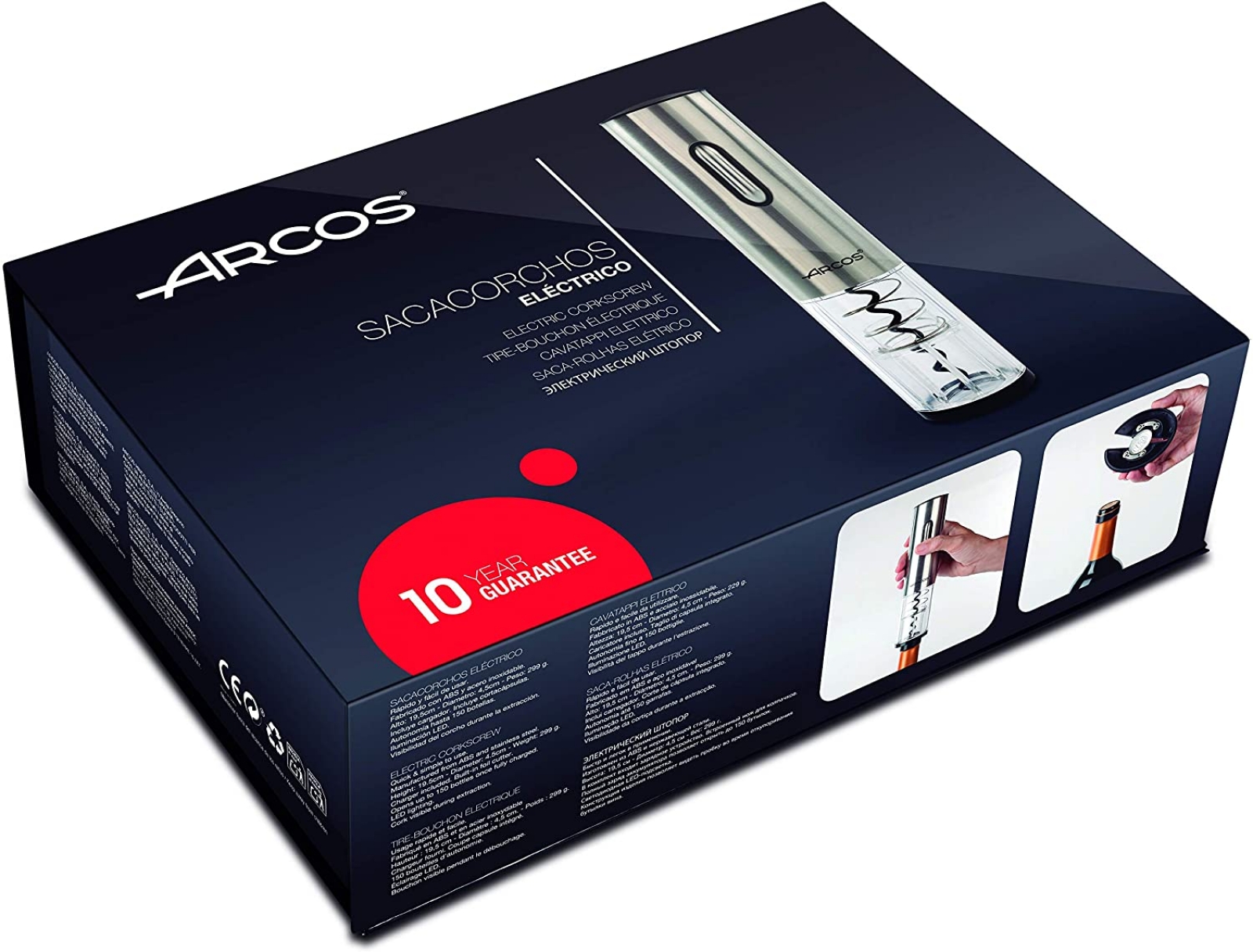 SACACORCHOS ELECTRICO ARCOS