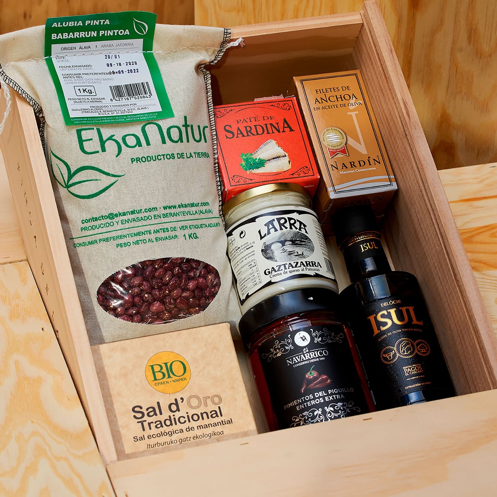 Lote Gourmet Productos del Pas - Conservas Hondarribia - Gipuzkoa