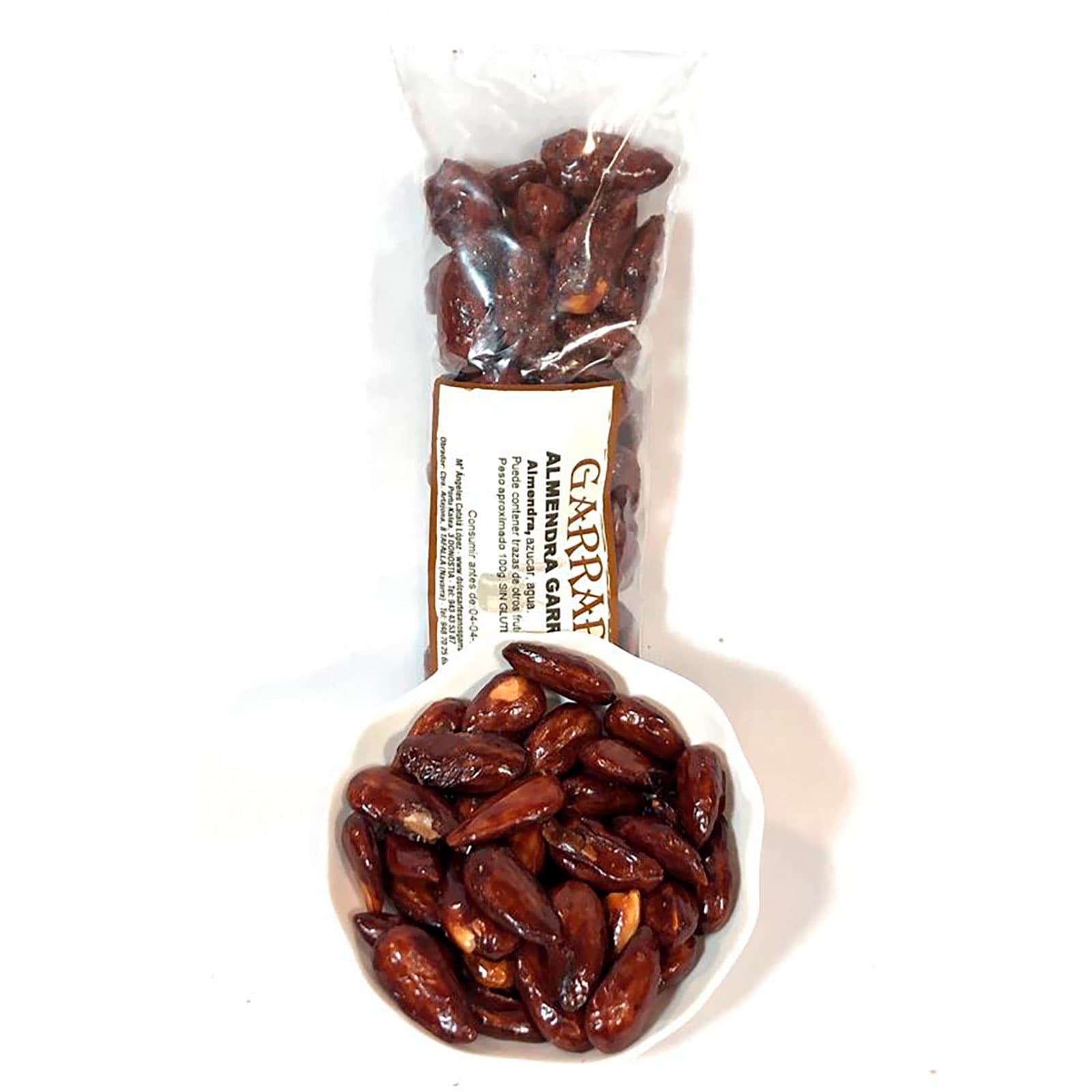 Bolsa Almendras Garrapiadas 100gr - Donostia - Dulces Artesanos Garrarte
